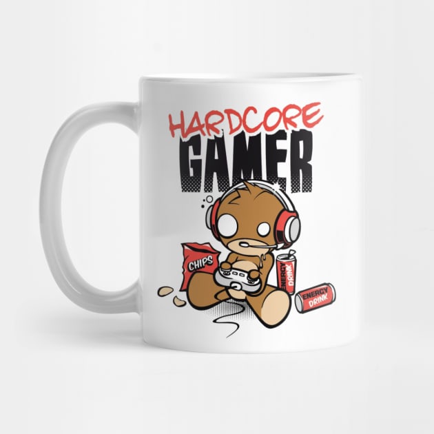 Hardcore Gamer by T-Shirt King